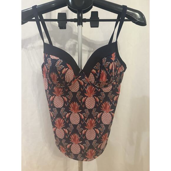 Boden Pineapple Tankini size 36C/8 - Picture 1 of 6